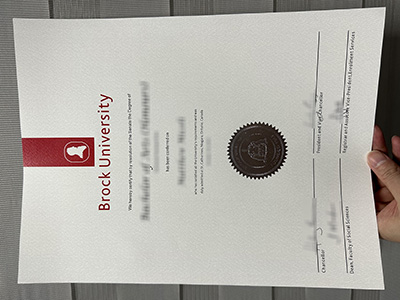 Brock University diploma1