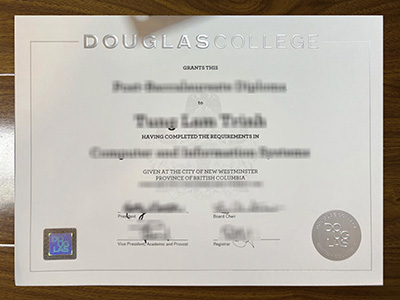 Douglas College diploma1