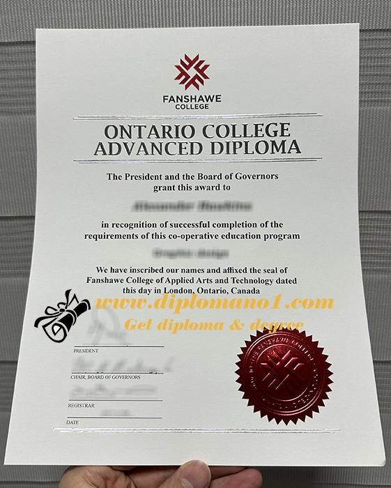 Fanshawe College diploma
