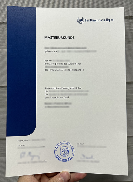 FernUniversität in Hagen diploma