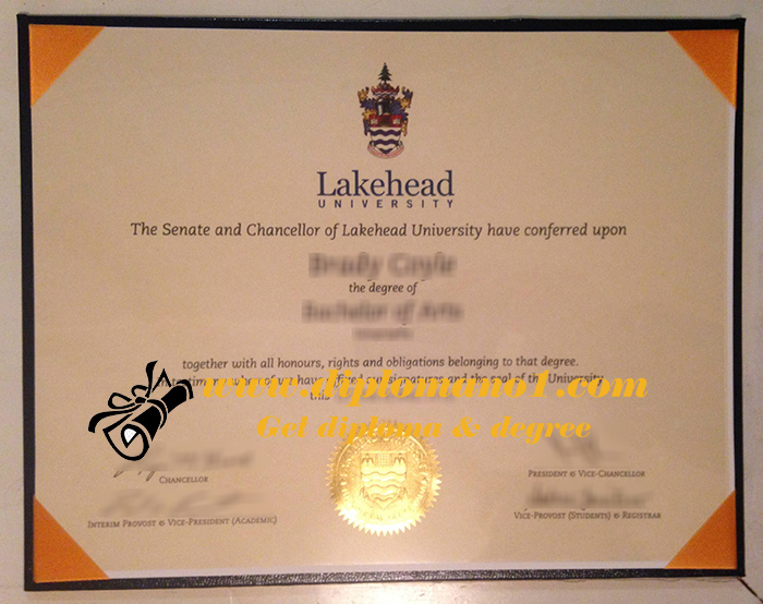 Lakehead University diploma