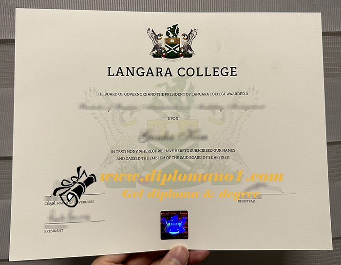 Langara College diploma