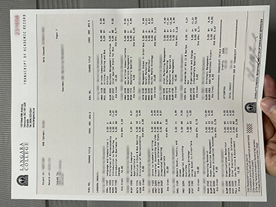 Langara College transcript1