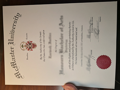McMaster University diploma1