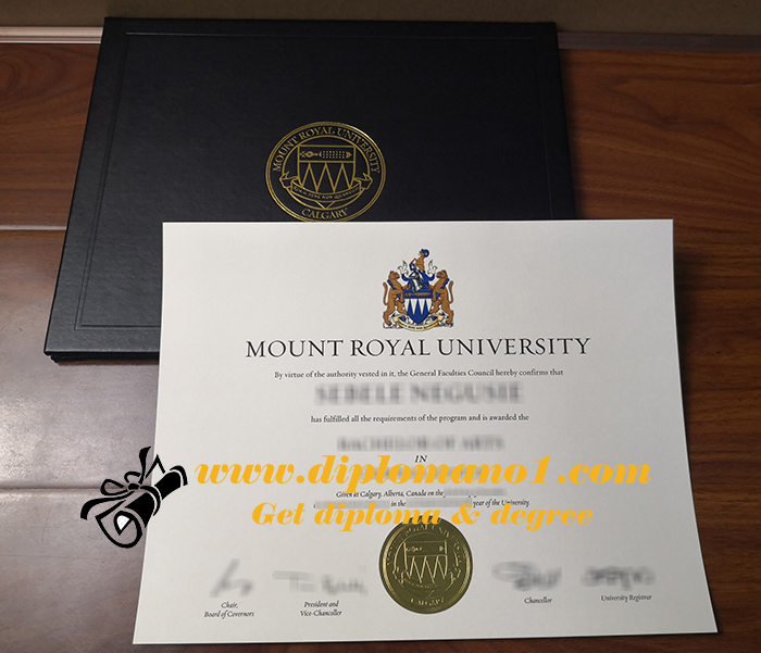 Mount Royal University diploma