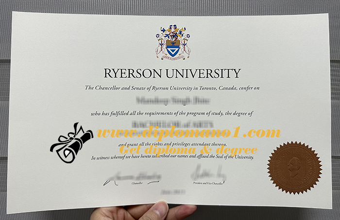 Ryerson University diploma