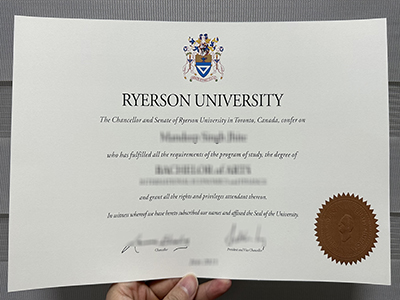 Ryerson University diploma1