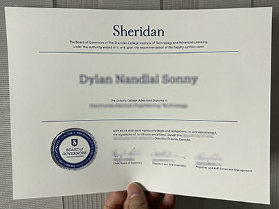 Sheridan College diploma1