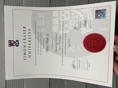 Simon Fraser University diploma1