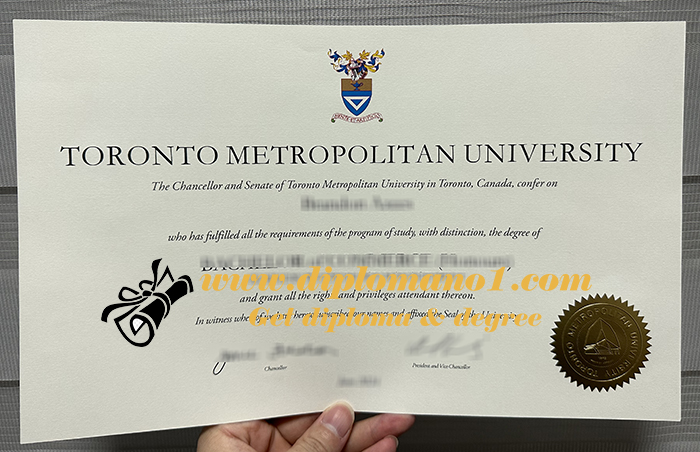 Toronto Metropolitan University diploma