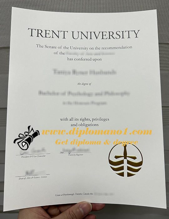 Trent University diploma