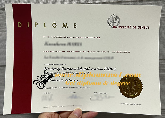 Université de Genève degree
