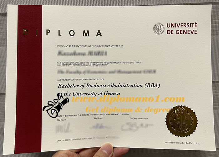 Université de Genève diploma