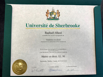 Université de Sherbrooke diploma1