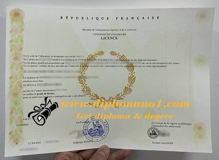 Université de Strasbourg diploma