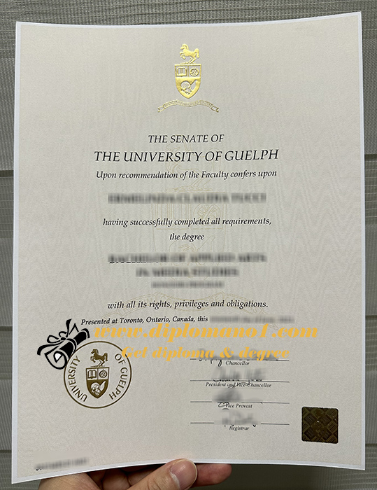 University of Guelph diploma