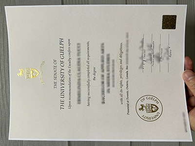 University of Guelph diploma1