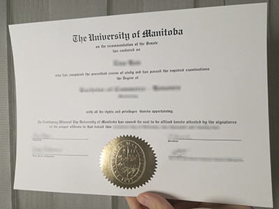 University of Manitoba diploma1