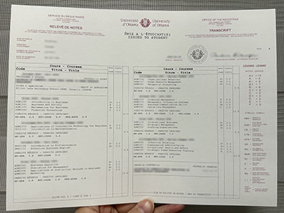 University of Ottawa transcript1