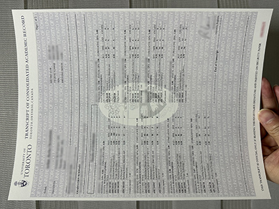 University of Toronto transcript1