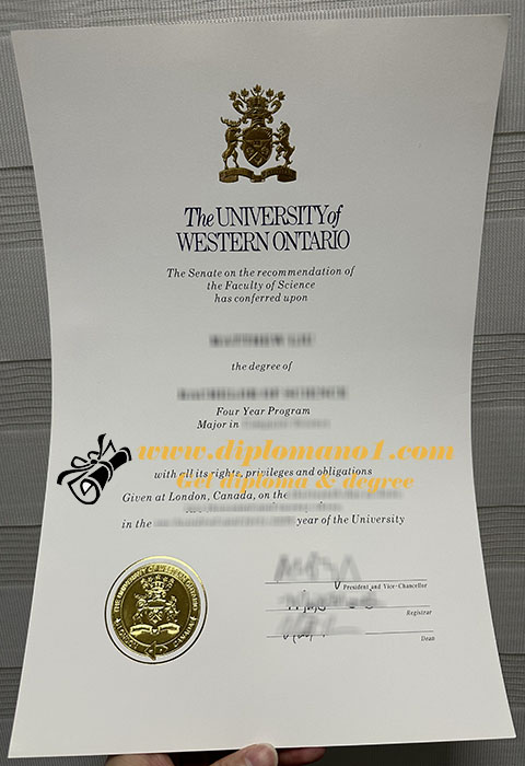 University of Western Ontario diploma