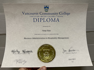 Vancouver Community College diploma1