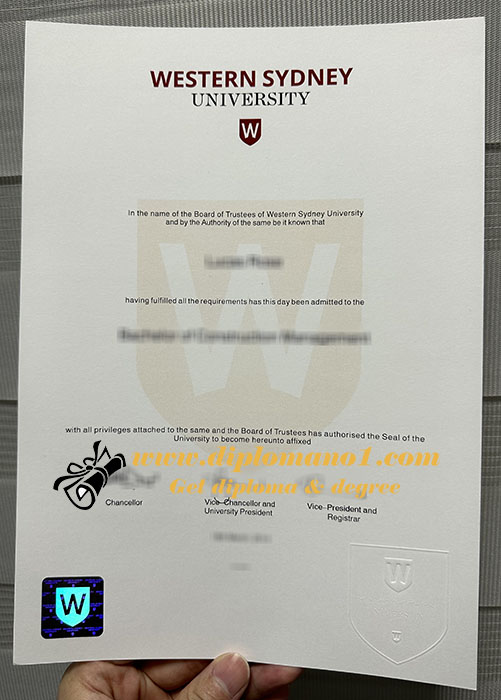 Western Sydney University diploma
