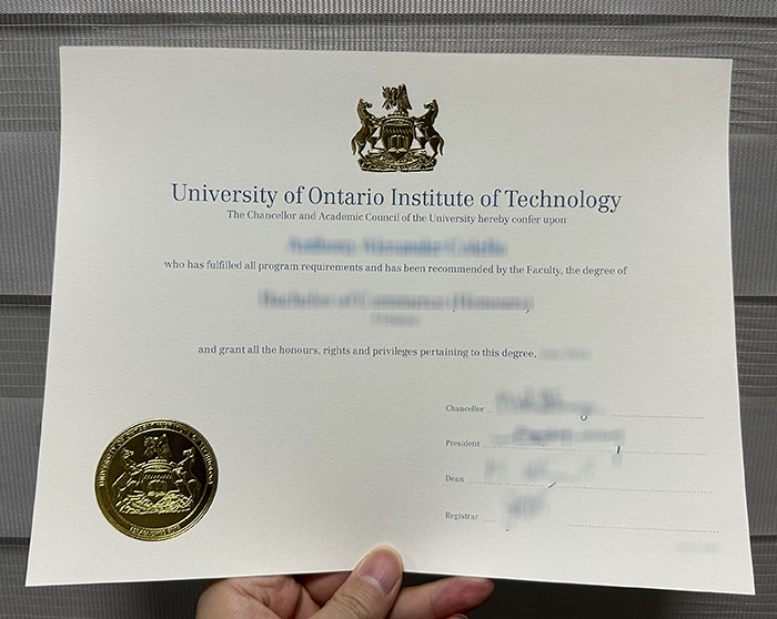 Ontario Tech University diploma